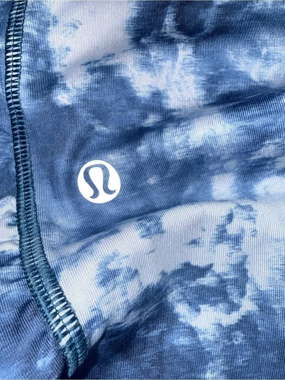 Lululemon Sz 6 Speed Tight All Full On Luxtreme Sea Side Silver Fox Alberta Lake - Picture 7 of 9